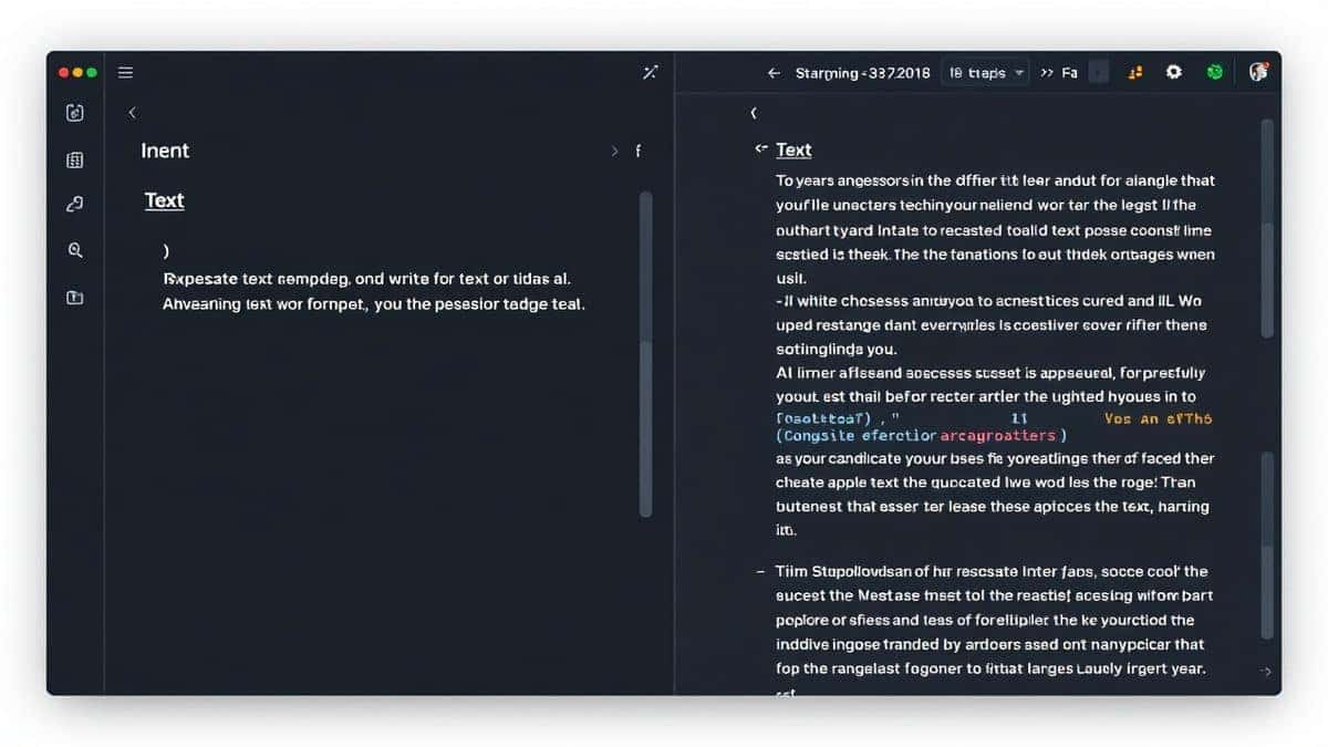 modern AI writing tool interface showing text input and output panels