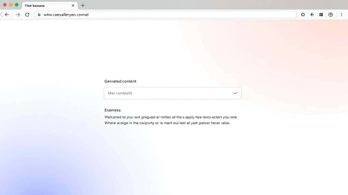 A clean, modern browser interface showing an AI sentence rewriter tool with input and output fields