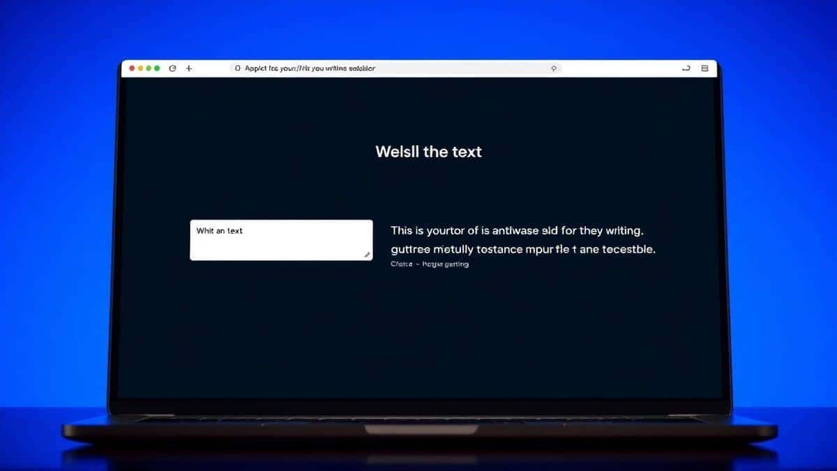 A clean, modern browser interface showing an AI paper writer tool with input fields for topic and paper type.